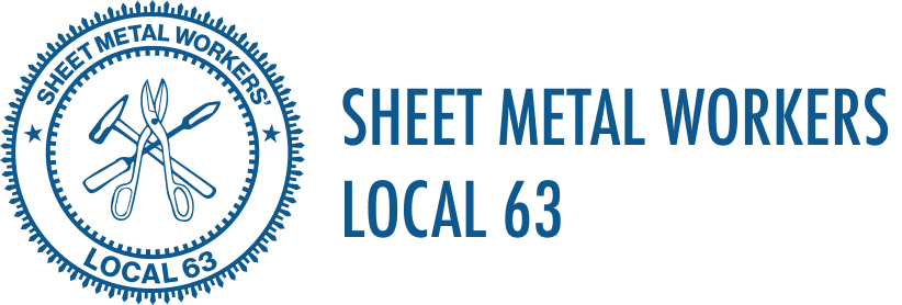 Sheet Metal Workers Local 63 Union Logo
